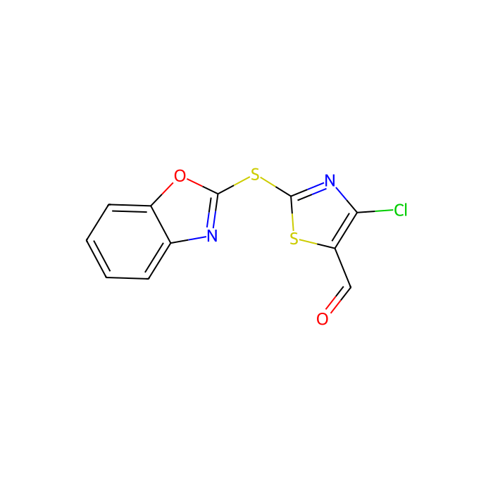 4-Chloro-2-(2-benzoxazolylthio)-5-thiazolecarboxaldehyde - ≥95% CAS No(914348-74-6) by Aladdin Scientific