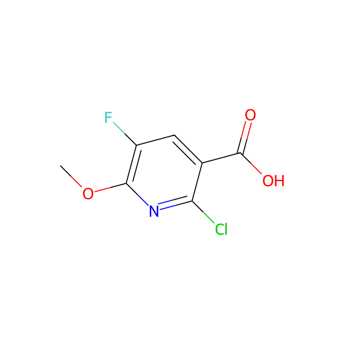 2-Chloro-5-fluoro-6-methoxynicotinic acid - ≥96% CAS No(943025-86-3) by Aladdin Scientific