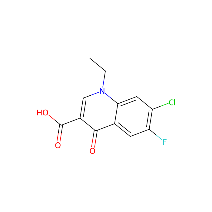 7-Chloro-1-ethyl-6-fluoro-1,4-dihydro-4-oxoquinoline-3-carboxylic acid - ≥95% CAS No(68077-26-9) by Aladdin Scientific