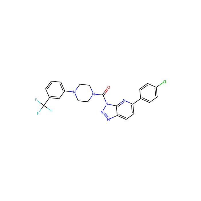 (5-(4-Chlorophenyl)-3H-[1,2,3]triazolo[4,5-b]pyridin-3-yl)(4-(3-(trifluoromethyl)phenyl)piperazin-1-yl)methanone - ≥95% CAS No(1072874-79-3) by Aladdin Scientific