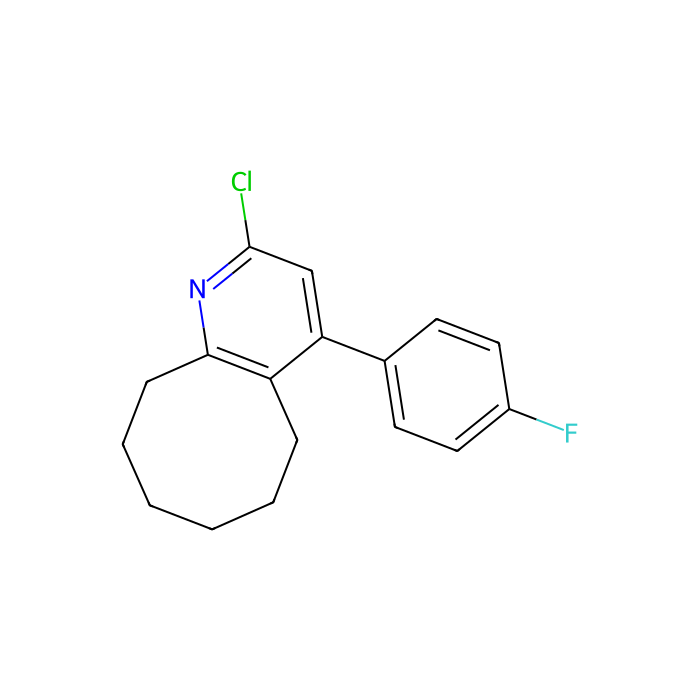 2-Chloro-4-(4-fluorophenyl)-5,6,7,8,9,10-hexahydrocycloocta[b]pyridine - ≥98% CAS No(132813-14-0) by Aladdin Scientific