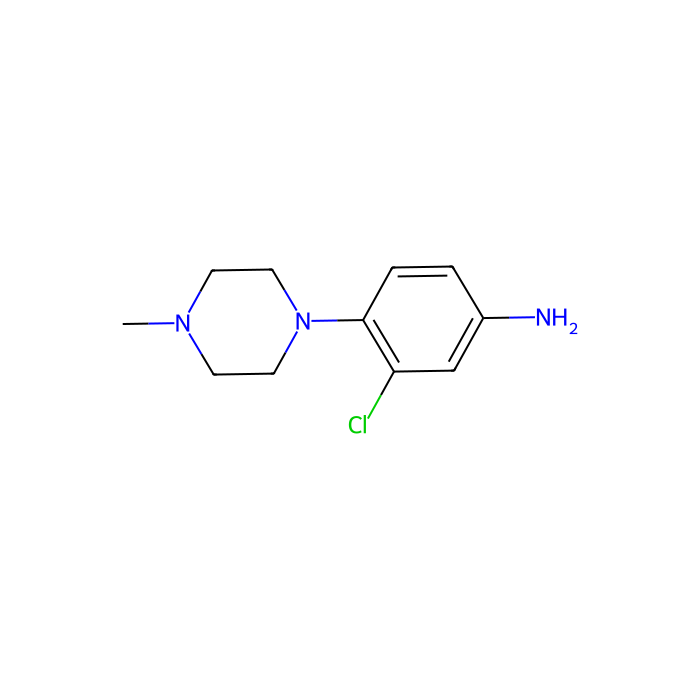 3-Chloro-4-(4-methylpiperazin-1-yl)benzenamine - ≥98% CAS No(16154-72-6) by Aladdin Scientific