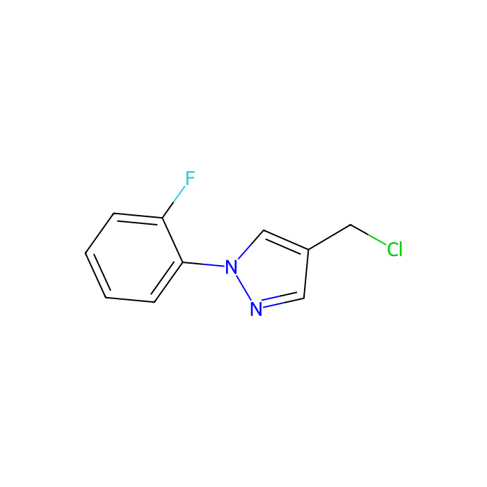 4-(Chloromethyl)-1-(2-fluorophenyl)-1H-pyrazole - ≥97% CAS No(35715-72-1) by Aladdin Scientific