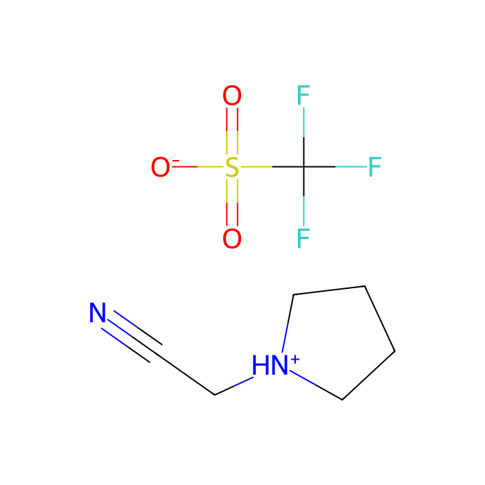 1-(Cyanomethyl)pyrrolidin-1-ium trifluoromethanesulfonate - ≥98% CAS No(573987-48-1) by Aladdin Scientific