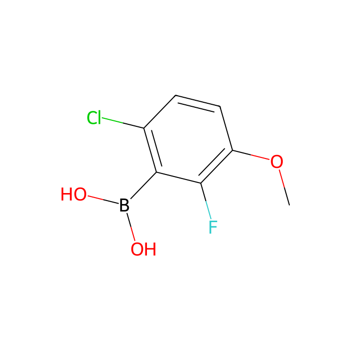 (6-Chloro-2-fluoro-3-methoxyphenyl)boronic acid(contains varying amounts of Anhydride) - ≥97% CAS No(867333-04-8) by Aladdin Scientific