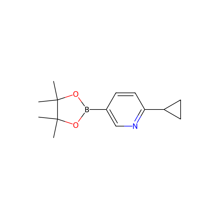 2-Cyclopropyl-5-(4,4,5,5-tetramethyl-1,3,2-dioxaborolan-2-yl)pyridine - ≥95% CAS No(893567-09-4) by Aladdin Scientific
