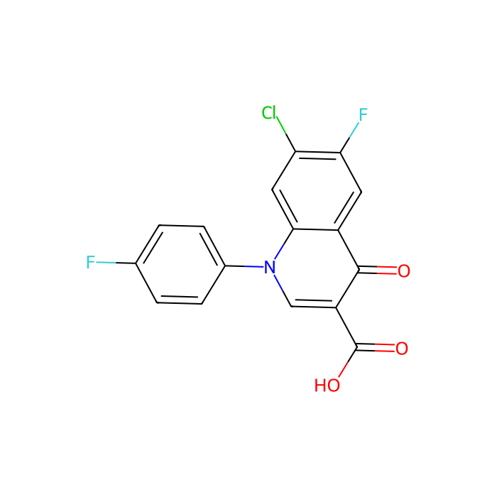 7-Chloro-6-fluoro-1-(4-fluorophenyl)-4-oxo-1,4-dihydroquinoline-3-carboxylic acid - ≥98% CAS No(98105-79-4) by Aladdin Scientific