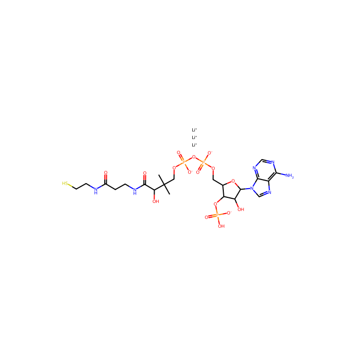 Coenzyme A, Trilithium salt, Hydrate - ≥75% CAS No(18439-24-2) by Aladdin Scientific