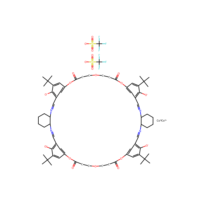 Cyclic-Oligo Bis[(1R,2R)-(+)-1,2-cyclohexanediamino-N,N-bis(3,3-di-t-butylsalicylidene) cobalt(III)triflate]-5,5-bis(2-carboxyethyl)ether - ≥95% CAS No(647036-07-5) by Aladdin Scientific