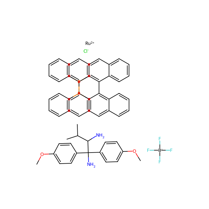 Chloro[(S)-(-)-2,2''-bis[diphenylphosphino]-1,1''-binaphthyl][(S)-1,1-bis(4-methoxyphenyl)-3-methylbutane-1,2-diamine]ruthenium(II) tetrafluoroborate - ≥97% CAS No(1150112-86-9) by Aladdin Scientific