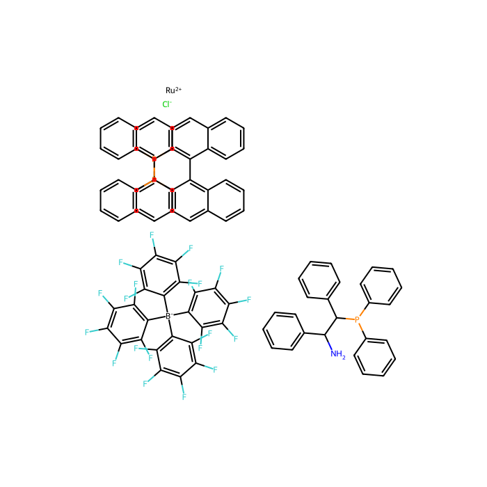 Chloro[(R)-2,2''-bis(diphenylphosphino)-1,1''-binaphthyl)][(1R,2R)-2-(diphenylphosphino)-1,2-diphenylethanamine]ruthenium(II) , tetrakis(pentafluorophenyl)borate - ≥97% CAS No(1150112-53-0) by Aladdin Scientific