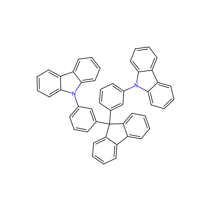 9,9-Bis[4-(carbazol-9-yl)-phenyl]fluorene - sublimed grade, ≥99%(HPLC) CAS No(1431945-64-0) by Aladdin Scientific