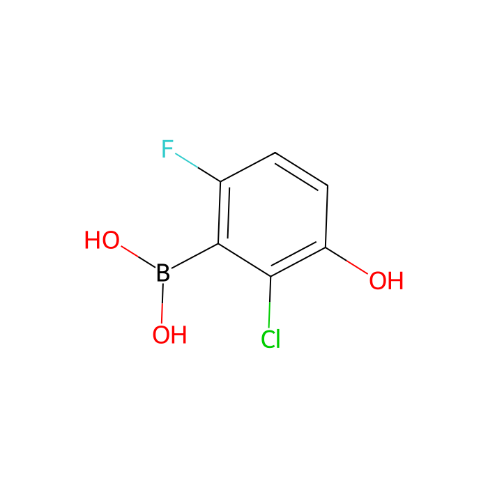 2-Chloro-6-fluoro-3-hydroxy phenylboronic acid (contains varying amounts of Anhydride) - ≥98% CAS No(957121-07-2) by Aladdin Scientific
