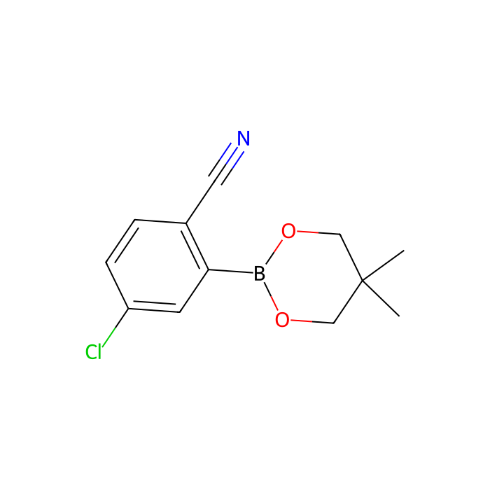 4-Chloro-2-(5,5-dimethyl-1,3,2-dioxaborinan-2-yl)benzonitrile - ≥98% CAS No(883898-93-9) by Aladdin Scientific