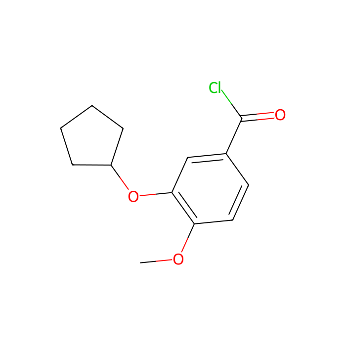3-(Cyclopentyloxy)-4-methoxybenzoyl chloride - ≥97% CAS No(144036-19-1) by Aladdin Scientific