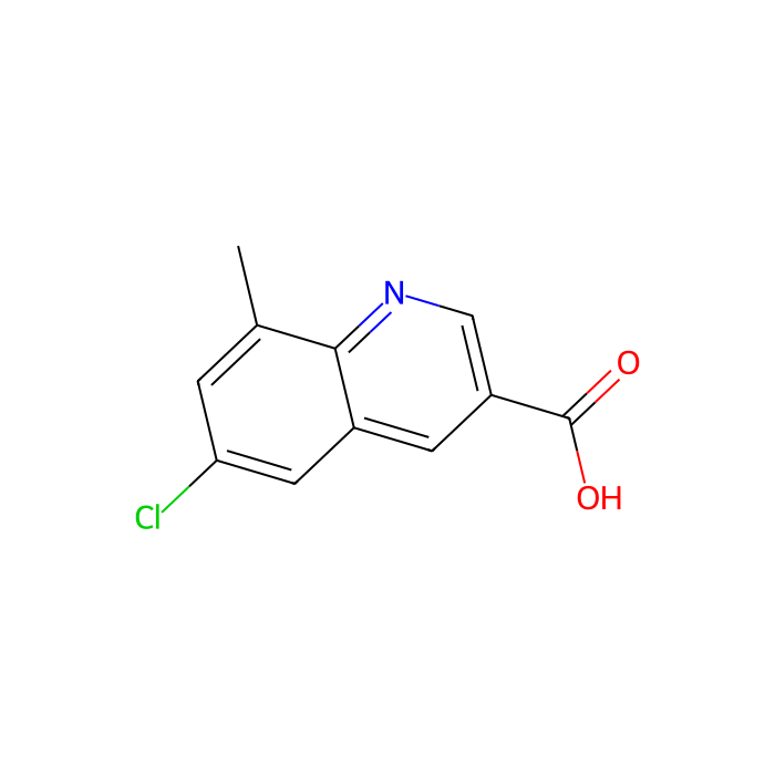 6-Chloro-8-methylquinoline-3-carboxylic acid - ≥98% CAS No(948289-56-3) by Aladdin Scientific