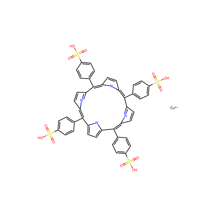 Cu(II) meso-Tetra(4-sulfonatophenyl) porphine, acid form - ≥95% CAS No(56047-84-8) by Aladdin Scientific