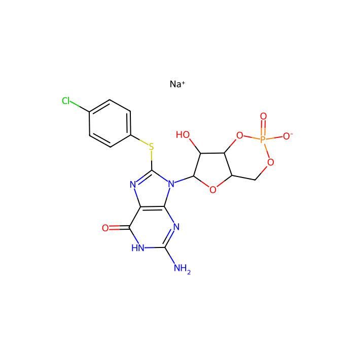 8-(4-Chlorophenylthio)guanosine 3′,5′-cyclic Monophosphate sodium salt - ≥95%(HPLC) CAS No(51239-26-0) by Aladdin Scientific