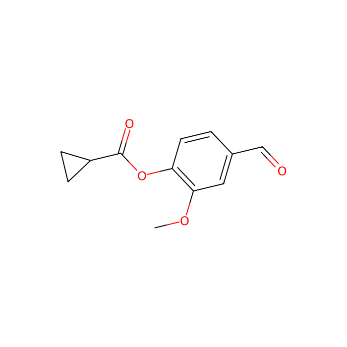 Cyclopropanecarboxylic acid 4-formyl-2-methoxy-phenyl ester - ≥97% CAS No(380336-99-2) by Aladdin Scientific