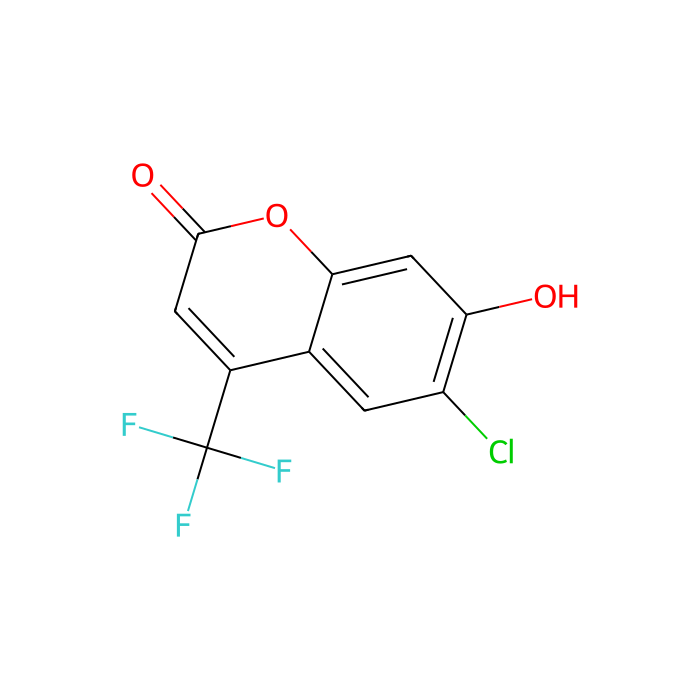 6-Chloro-7-hydroxy-4-(trifluoromethyl)coumarin - ≥97% CAS No(119179-66-7) by Aladdin Scientific