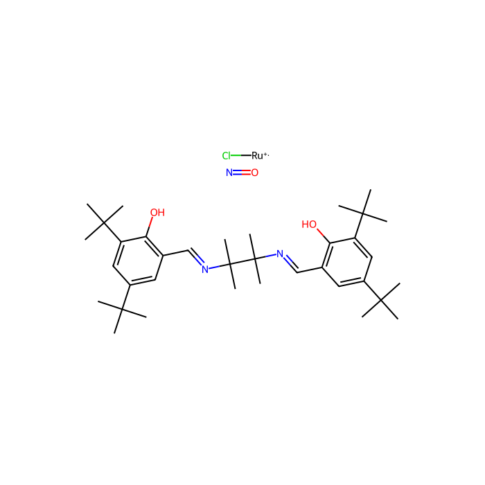 Chloronitrosyl[N,N′-bis(3,5-di-tert-butylsalicylidene)-1,1,2,2-tetramethylethylenediaminato]ruthenium(IV) - ≥85% CAS No(386761-71-3) by Aladdin Scientific