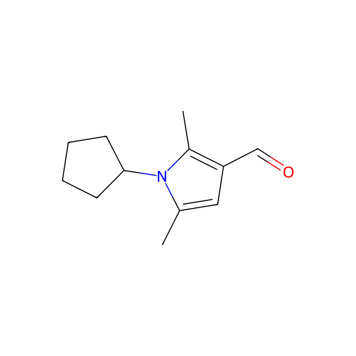 1-Cyclopentyl-2,5-dimethyl-1H-pyrrole-3-carbaldehyde - ≥95% CAS No(326916-19-2) by Aladdin Scientific