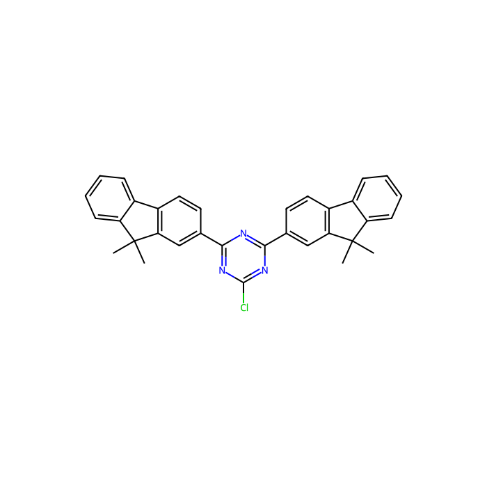2-chloro-4,6-bis (9,9-dimethyl-9h-fluorene) - 1,3,5-triazine - ≥96% CAS No(1459162-69-6) by Aladdin Scientific