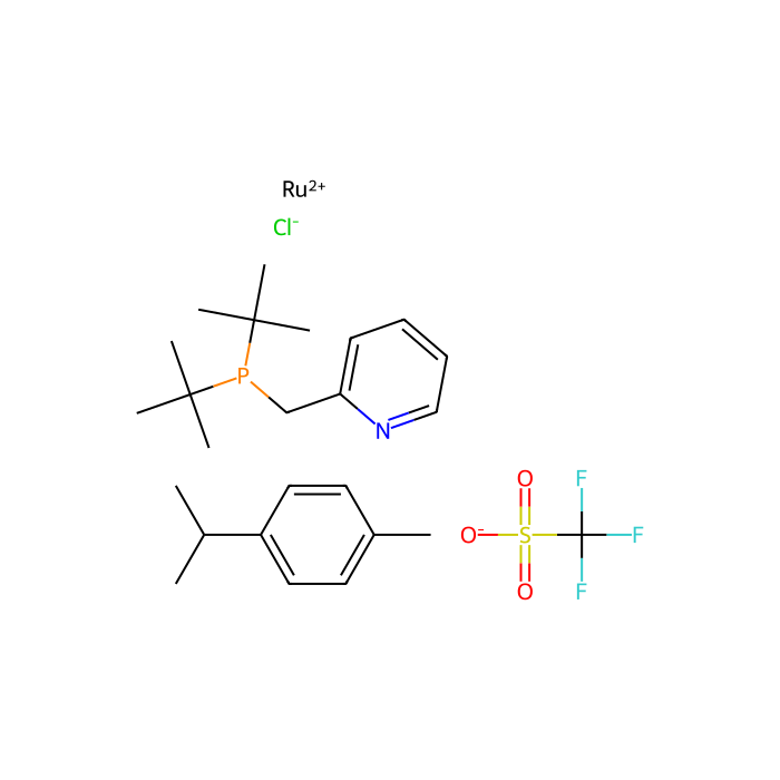 Chloro(p-cymene)[2-[(di-tert-butylphosphino)methyl]pyridine]ruthenium(II) Triflate -  CAS No(2058252-91-6) by Aladdin Scientific