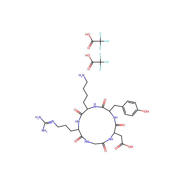 Cyclo(RGDyK) trifluoroacetate - ≥98% CAS No(250612-42-1) by Aladdin Scientific