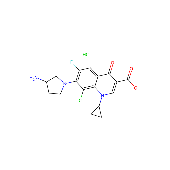 Clinafloxacin hydrochloride - 10mM in DMSO CAS No(105956-99-8) by Aladdin Scientific