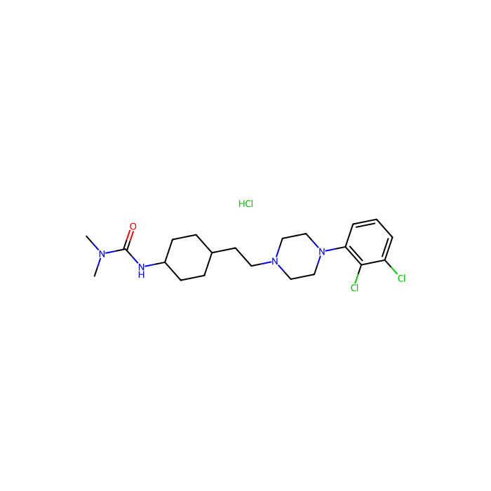 Cariprazine hydrochloride - 10mM in DMSO CAS No(1083076-69-0) by Aladdin Scientific