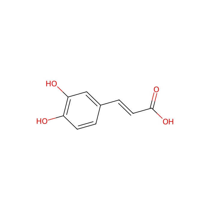 Caffeic acid - Moligand™, 10mM in DMSO CAS No(331-39-5) by Aladdin Scientific