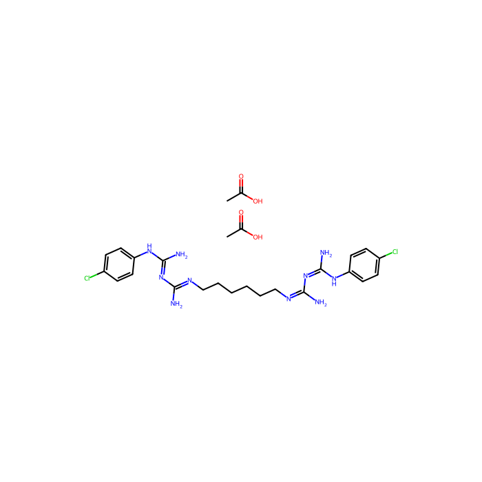 Chlorhexidine diacetate salt hydrate - 10mM in DMSO CAS No(56-95-1) by Aladdin Scientific