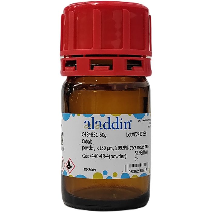 Cobalt - ≥99.9% metals basis, powder,＜150μm CAS No(7440-48-4) by Aladdin Scientific