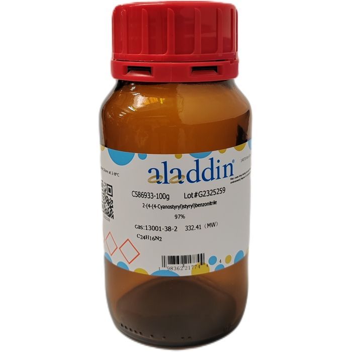 2-(4-(4-Cyanostyryl)styryl)benzonitrile - ≥97% CAS No(13001-38-2) by Aladdin Scientific