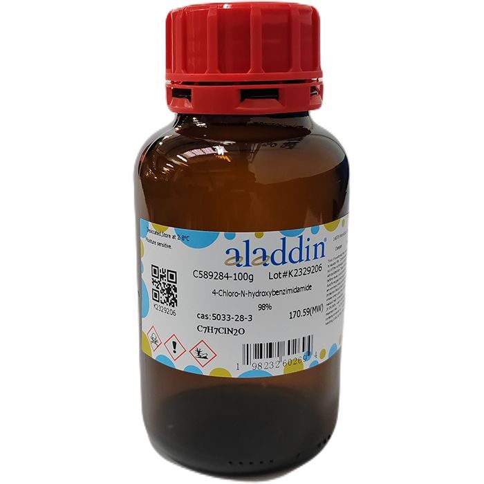 4-Chloro-N-hydroxybenzimidamide - ≥98% CAS No(5033-28-3) by Aladdin Scientific