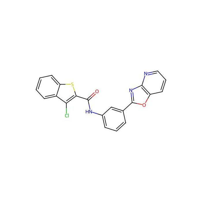 3-chloro-N-[3-([1,3]oxazolo[4,5-b]pyridin-2-yl)phenyl]-1-benzothiophene-2-carboxamide -  CAS No(C668603) by Aladdin Scientific