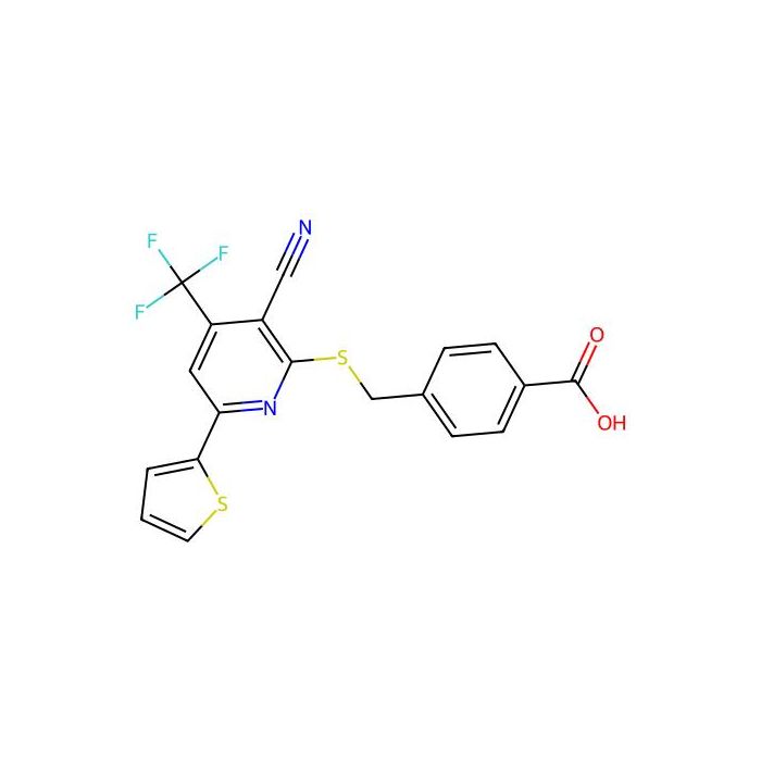 4-({[3-Cyano-6-(2-thienyl)-4-(trifluoromethyl)-2-pyridinyl]sulfanyl}methyl)benzoic acid -  CAS No(336179-89-6) by Aladdin Scientific