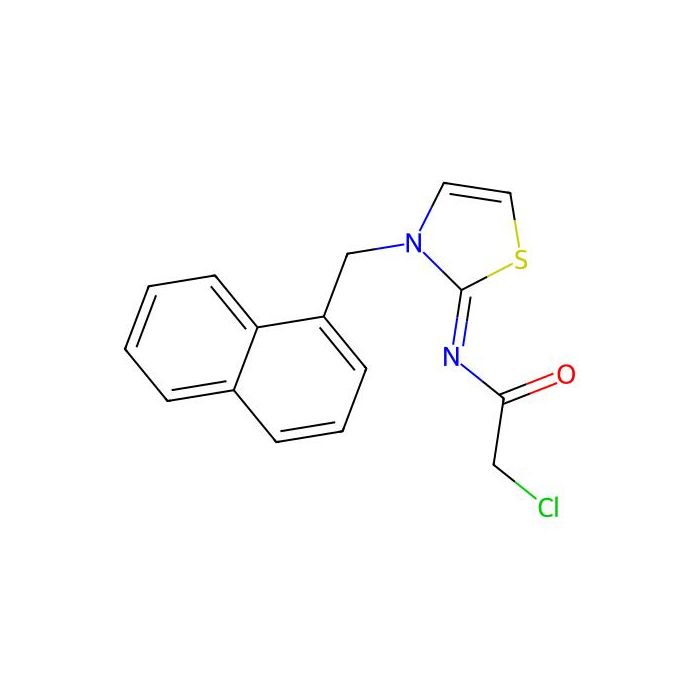 2-chloro-N-[3-(naphthalen-1-ylmethyl)-2,3-dihydro-1,3-thiazol-2-ylidene]acetamide -  CAS No(847781-98-0) by Aladdin Scientific