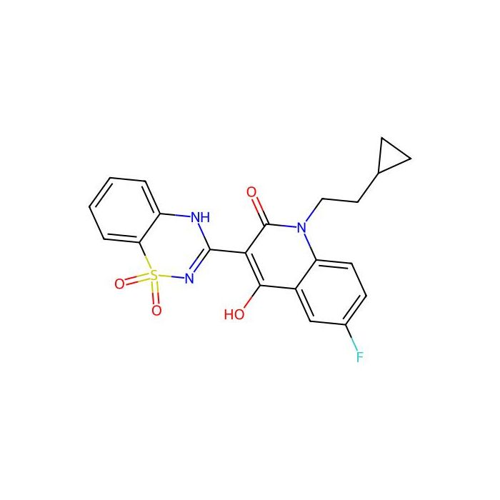 1-(2-Cyclopropylethyl)-3-(1,1-Dioxido-2h-1,2,4-Benzothiadiazin-3-Yl)-6-Fluoro-4-Hydroxyquinolin-2(1h)-One -  CAS No(477931-14-9) by Aladdin Scientific