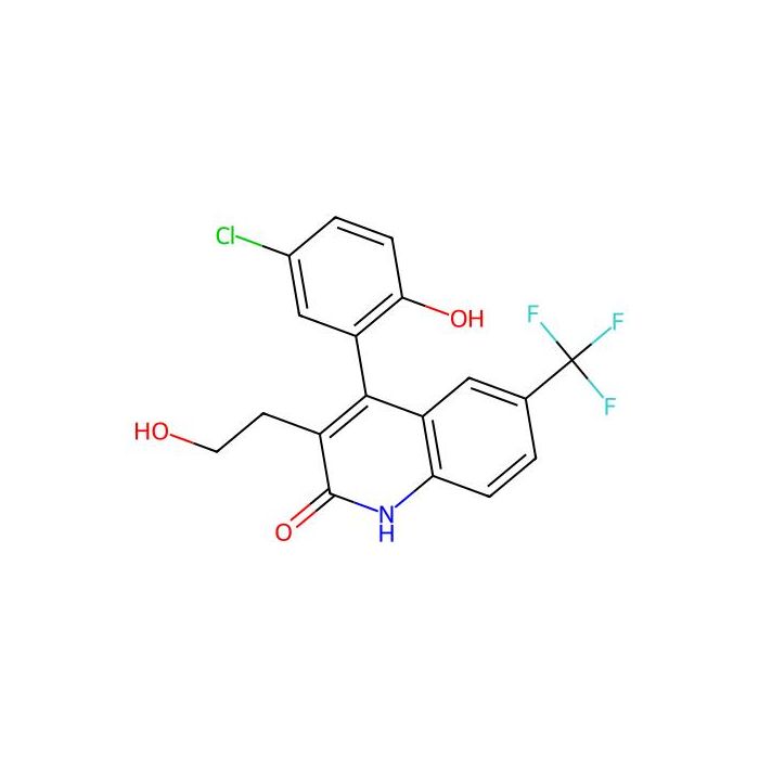 4-(5-chloro-2-hydroxyphenyl)-3-(2-hydroxyethyl)-6-(trifluoromethyl)quinolin-2(1H)-one -  CAS No(275375-69-4) by Aladdin Scientific