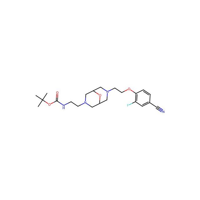 (2-{7-[2-(4-Cyano-2-fluoro-phenoxy)-ethyl]-9-oxa-3,7-diazabicyclo[3.3.1]non-3-yl}-ethyl)-carbamic acid tert-butyl ester -  CAS No(872045-91-5) by Aladdin Scientific
