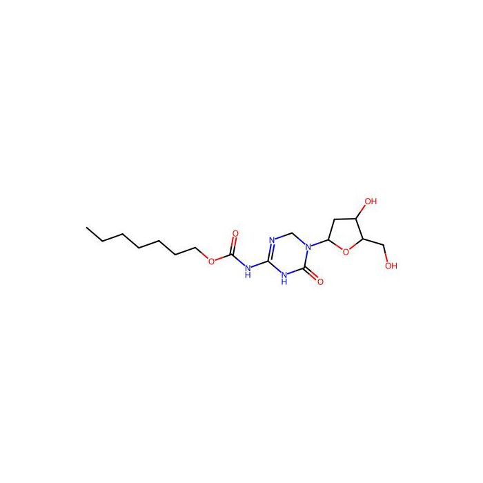 Carbamic acid, (5-(2-deoxy-beta-D-erythro-pentofuranosyl)-1,4,5,6-tetrahydro-4-oxo-1,3,5-triazin-2-yl)-, heptyl ester -  CAS No(815588-85-3) by Aladdin Scientific