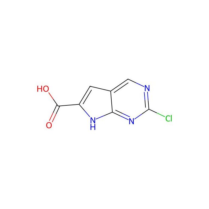 2-chloro-7H-pyrrolo[2,3-d]pyrimidine-6-carboxylic acid - ≥97% CAS No(1503461-20-8) by Aladdin Scientific