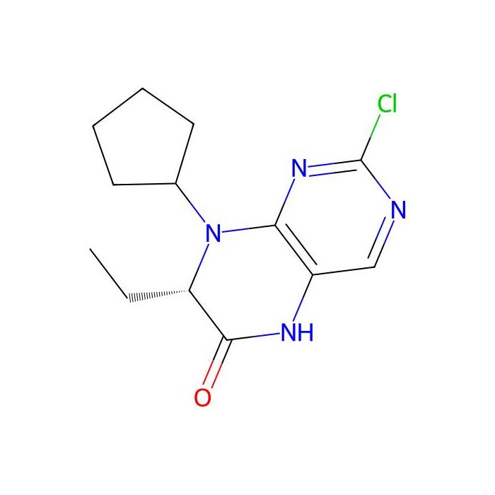 (7S)-2-chloro-8-cyclopentyl-7-ethyl-5,7-dihydropteridin-6-one - ≥97% CAS No(1280667-22-2) by Aladdin Scientific