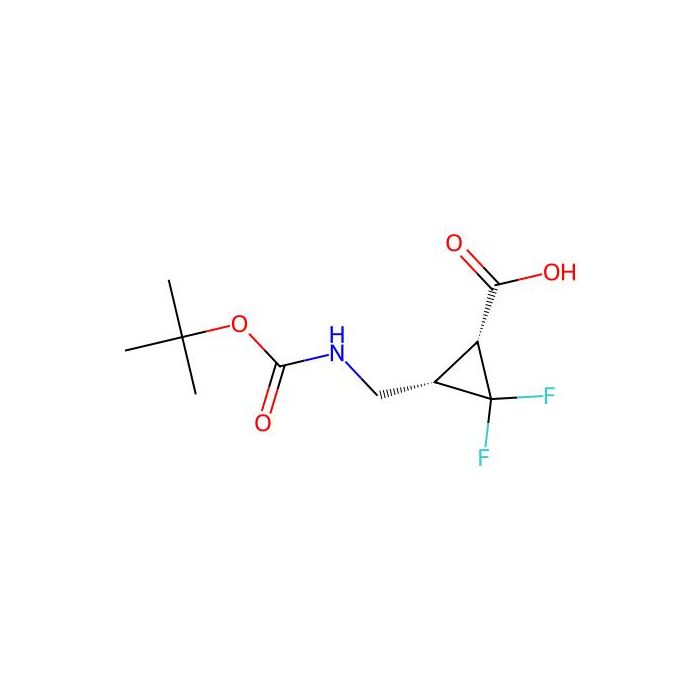 cis-3-[(tert-butoxycarbonylamino)methyl]-2,2-difluoro-cyclopropanecarboxylic acid - ≥97% CAS No(2218437-05-7) by Aladdin Scientific