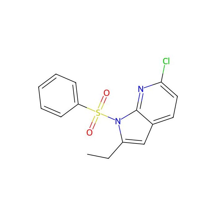 1-(benzenesulfonyl)-6-chloro-2-ethyl-pyrrolo[2,3-b]pyridine - ≥97% CAS No(2891598-50-6) by Aladdin Scientific