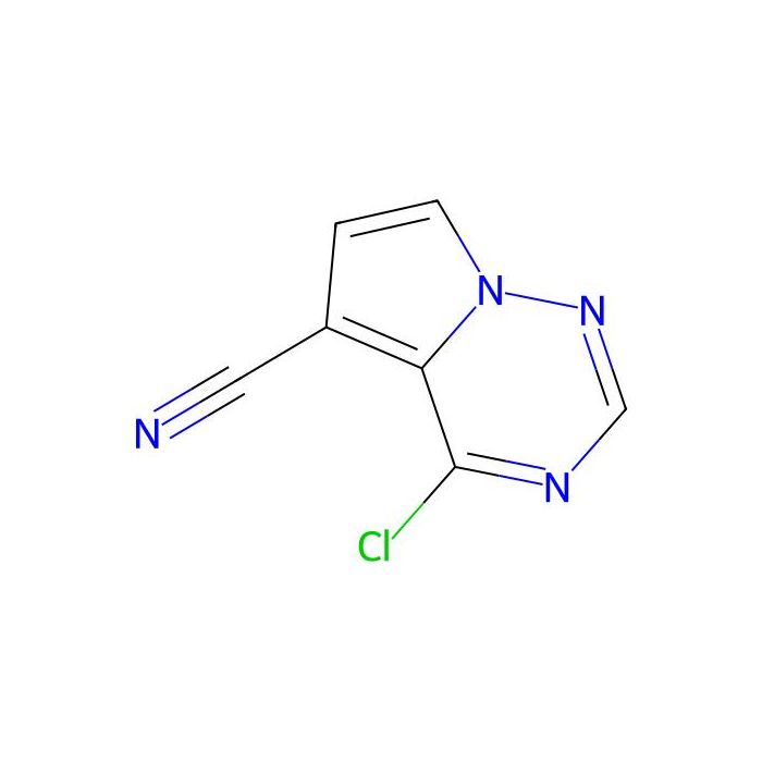 4-chloropyrrolo[2,1-f][1,2,4]triazine-5-carbonitrile - ≥97% CAS No(1263286-52-7) by Aladdin Scientific