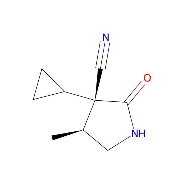 (3S,4S)-3-cyclopropyl-4-methyl-2-oxo-pyrrolidine-3-carbonitrile - ≥97% CAS No(2891581-14-7) by Aladdin Scientific