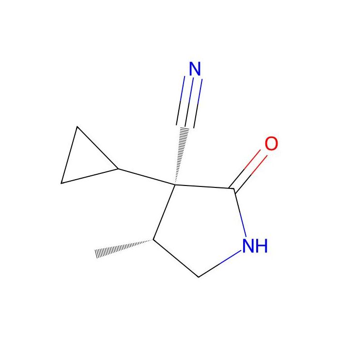 (3R,4R)-3-cyclopropyl-4-methyl-2-oxo-pyrrolidine-3-carbonitrile - ≥97% CAS No(2891580-65-5) by Aladdin Scientific
